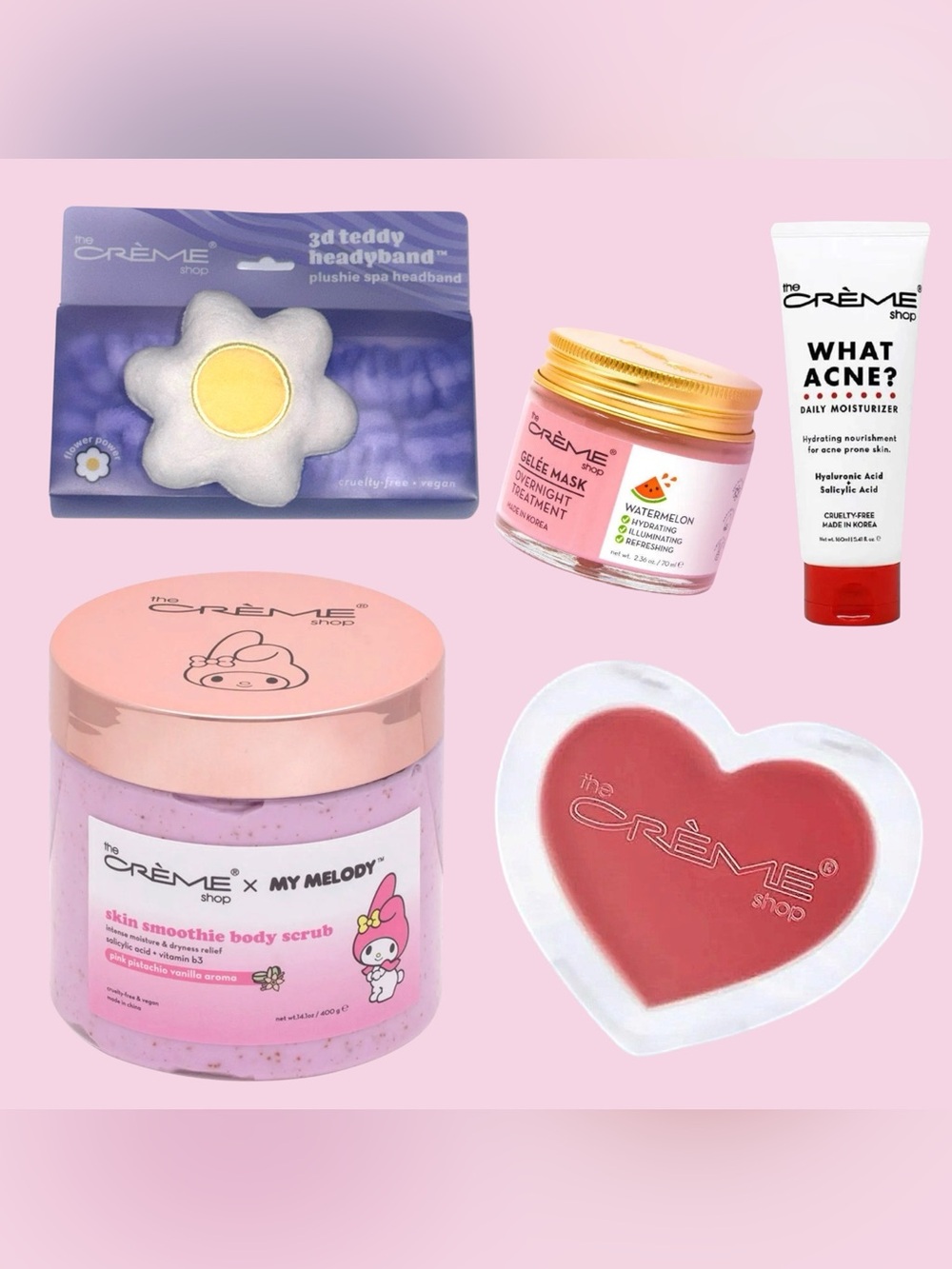 The Crème Shop Kawaii Self Care Bundle My Melody Skincare Set
